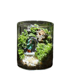 Miniature garden in glass, handmade