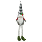 Christmas gnome with long legs, sitting decorative figure