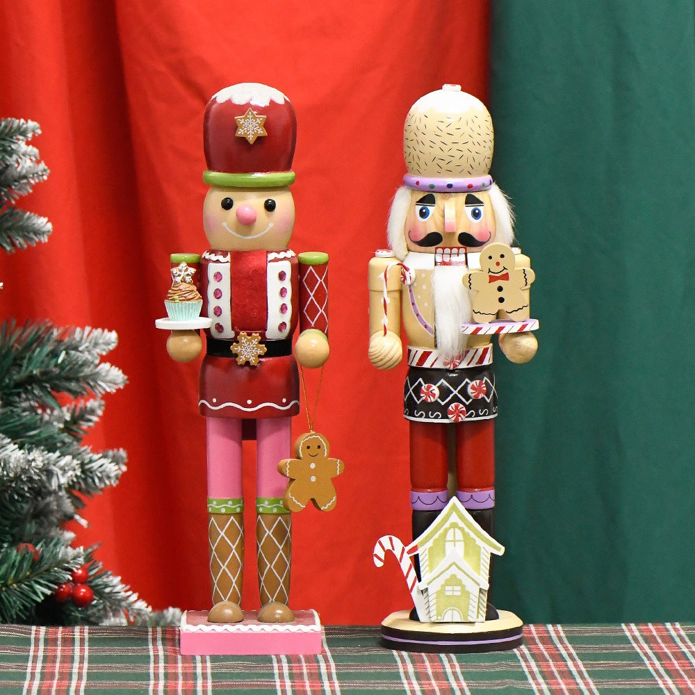 Nutcracker decorative figure, wood, 35 cm