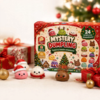 Christmas Advent calendar with 24 squishy figures