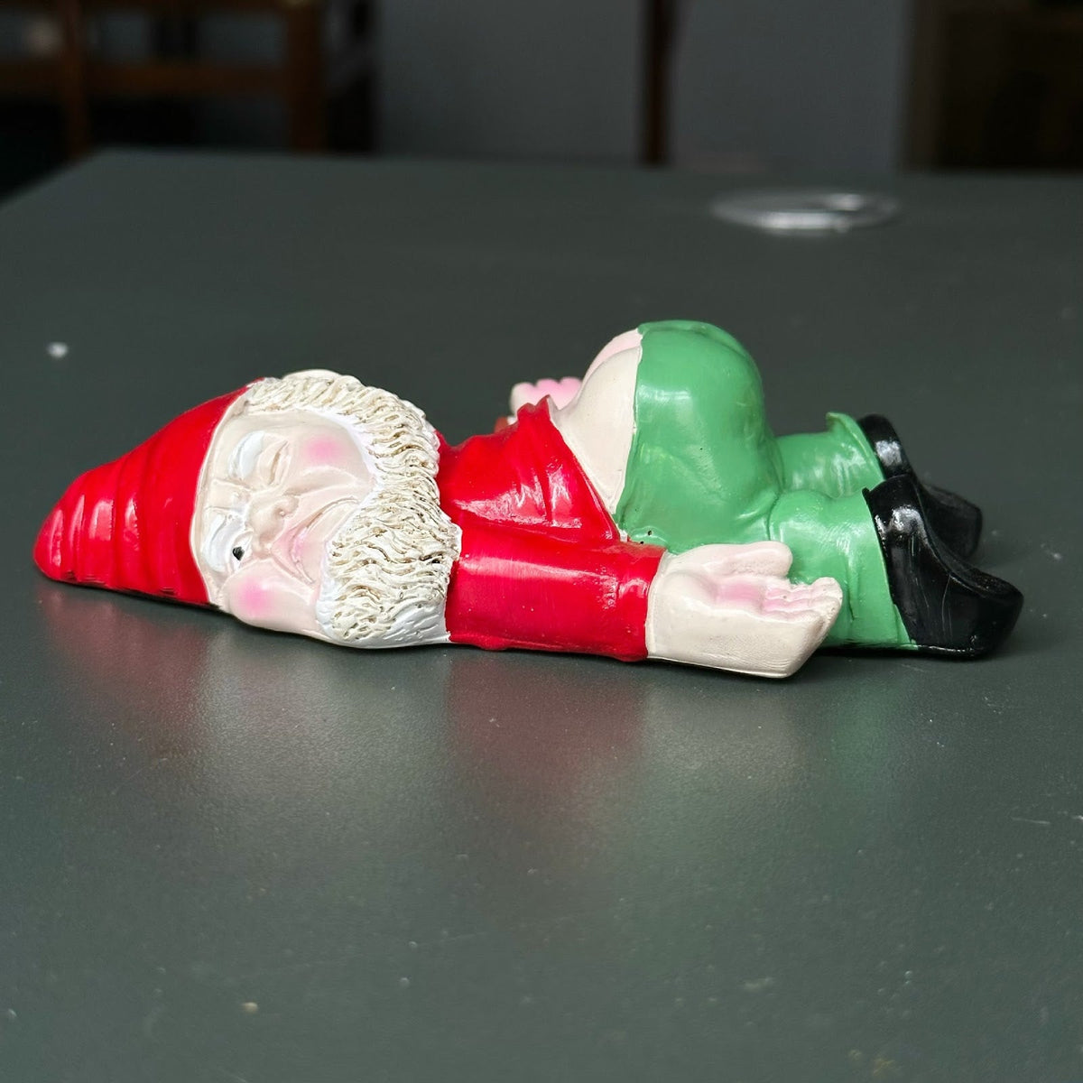 Decorative gnome figure made of resin