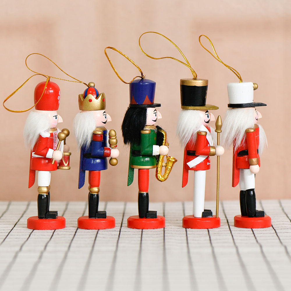 Nutcracker set, 5-piece, 13 cm