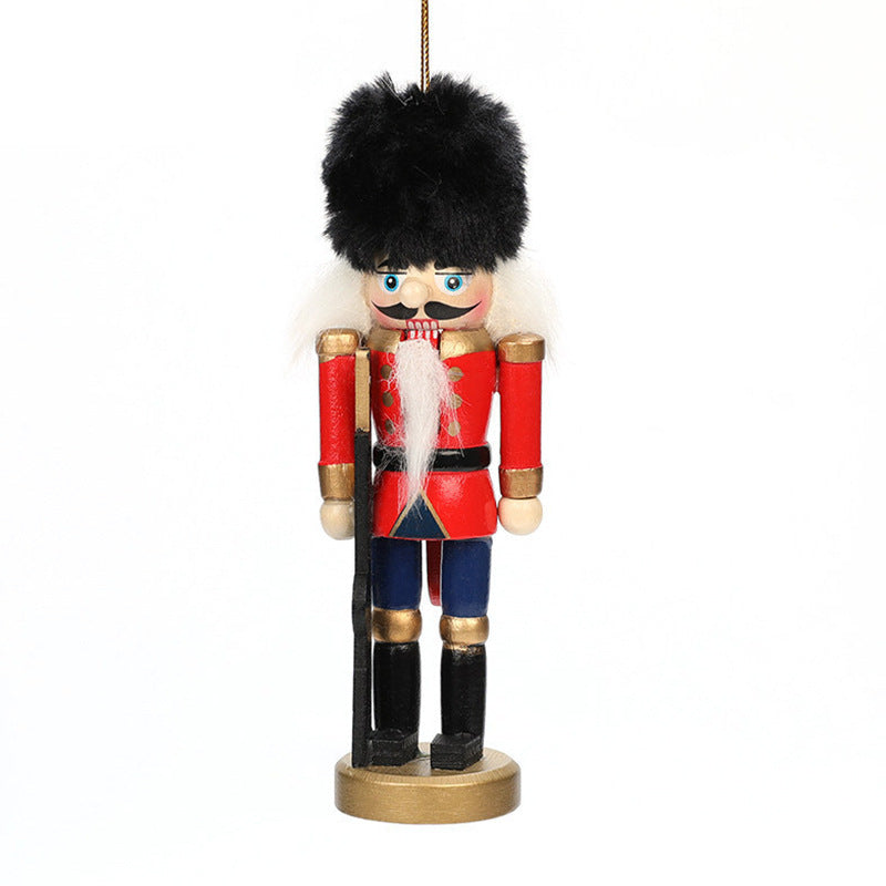 Nutcracker pendant made of wood, 13 cm