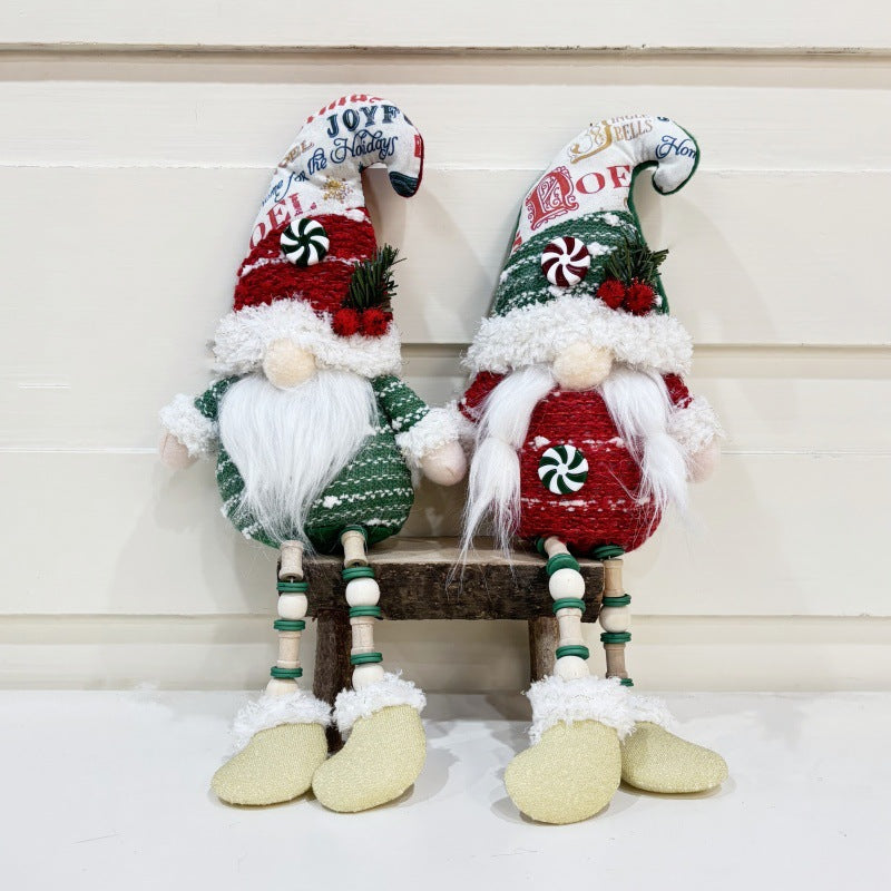 Adjustable elf figure for Christmas decoration