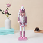Nutcracker soldier made of wood, festive decoration