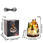 Illuminated music house decor with night light function
