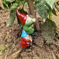 Decorative gnome figure made of resin