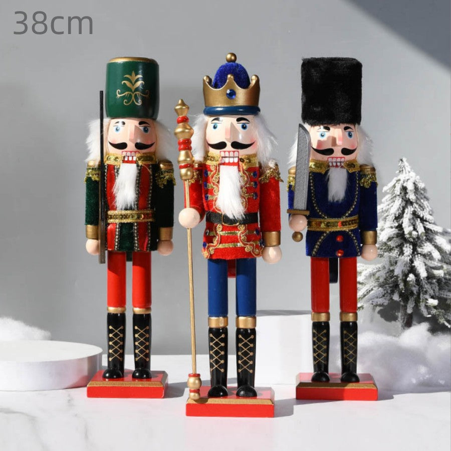 Nutcracker set, 38 cm, 3-piece
