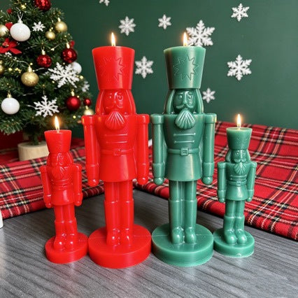 Nutcracker candle in British style