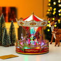 Christmas carousel music box made of PVC
