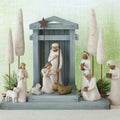 Christmas crib made of resin