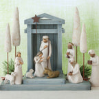 Christmas crib made of resin