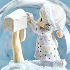 Music box with girl motif