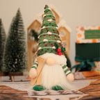 Illuminated elf figure with knitted hat