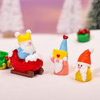 Decorative resin figures for Christmas