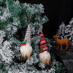 Christmas gnome pendant with knitted hat
