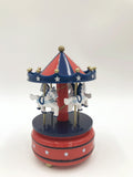Decorative carousel music box with painting