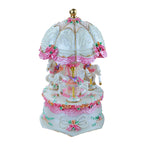 Decorative carousel music box, hand-painted