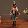 Nutcracker soldier made of wood, 30 cm, European style
