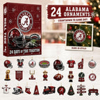 Decorative sports advent calendar box, acrylic