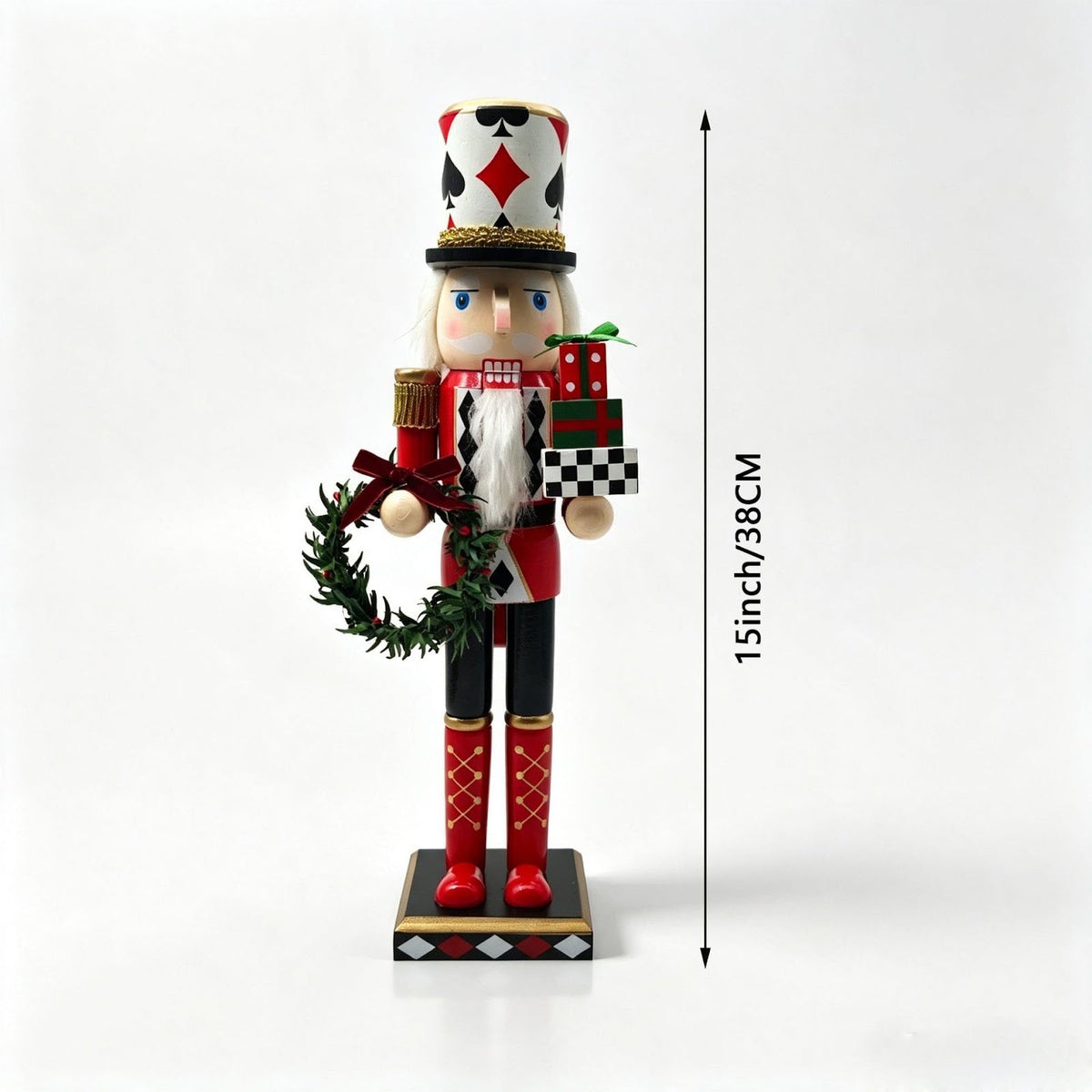 Decorative Nutcracker Soldier in Poker Design