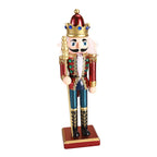 Nutcracker figure made of wood, 25 cm, European style
