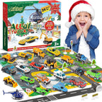 Christmas Advent Calendar with Toy Vehicles