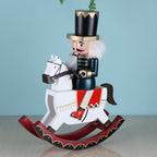 Nutcracker figure made of pine wood, 30 cm