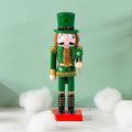 Decorative Nutcracker, 25 cm, Green