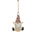 Wood Christmas Ornaments Gnome Figures