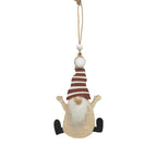 Wood Christmas Ornaments Gnome Figures