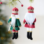 Nutcracker Soldier Pendant made of wood and fabric