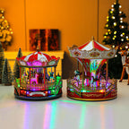 Christmas carousel music box made of PVC