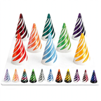 3D-printed spiral pyramid toy
