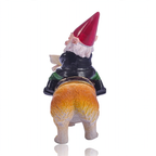 Decorative gnome figure made of resin