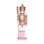 Nutcracker figure, 30 cm, Pink