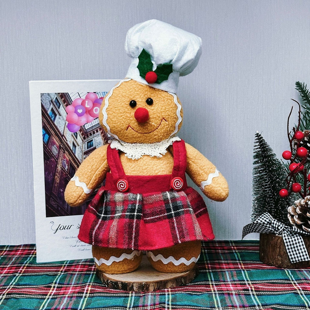 Decorative gingerbread man doll for the Christmas season