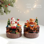 Decorative Christmas music box with lighting