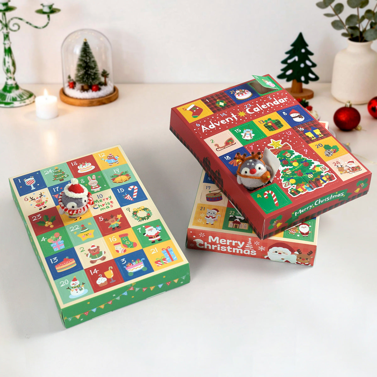 DIY Advent Calendar Box with 24 Compartments for Surprises