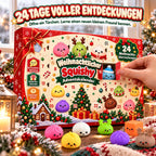 Advent calendar with toy surprises, 24 days