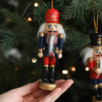 Nutcracker pendant made of wood, 13 cm