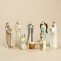 Christmas Nativity Figures Set made of resin