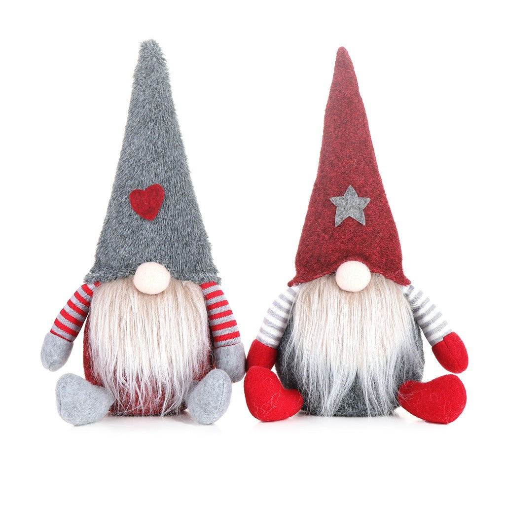 Decorative elf figure made of fabric