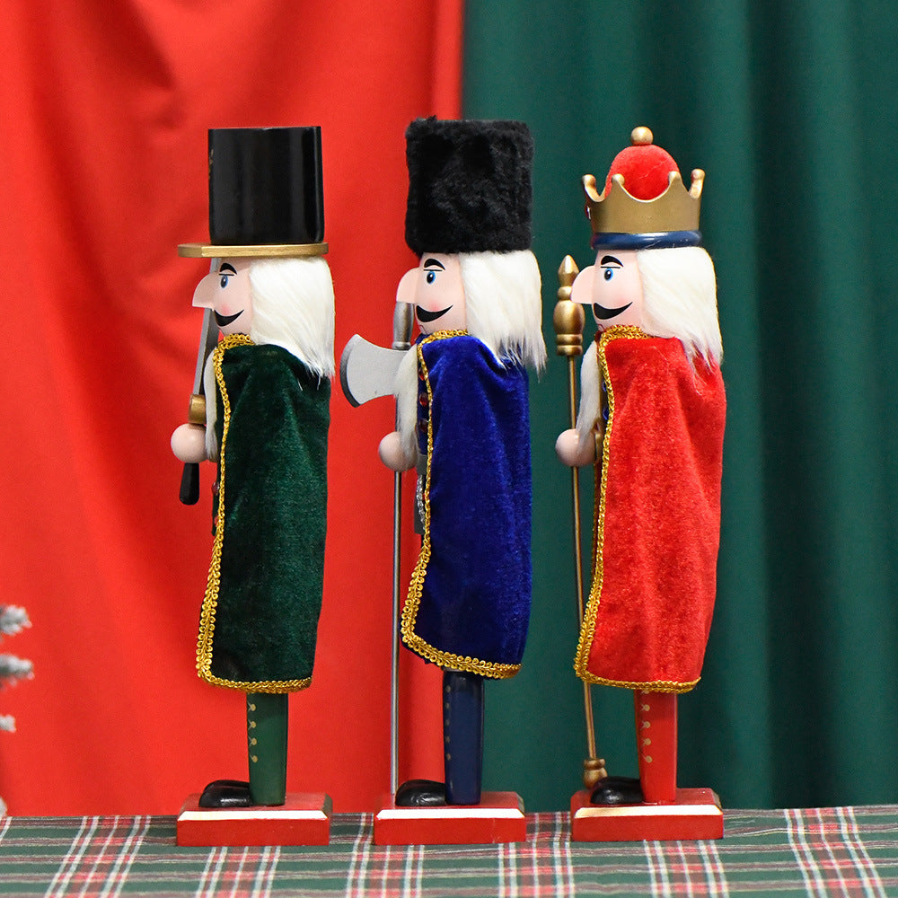 Large wooden nutcracker, 38 cm