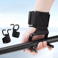 Adjustable Weight Lifting Hooks Straps - Wrist Support Hooks for Deadlift Pull Up Training, Heavy Duty Fitness Accessories for Grip Strength