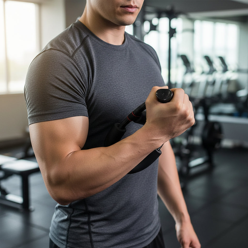 Forearm Strengthener Grip Trainer - Adjustable Hand Grip Exerciser for Wrist Arm Muscle Training, Portable Fitness Equipment for Home Gym