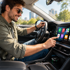 Wireless CarPlay & Android Auto Adapter – 2-in-1 Dongle That Turns Factory Wired CarPlay Into Wireless