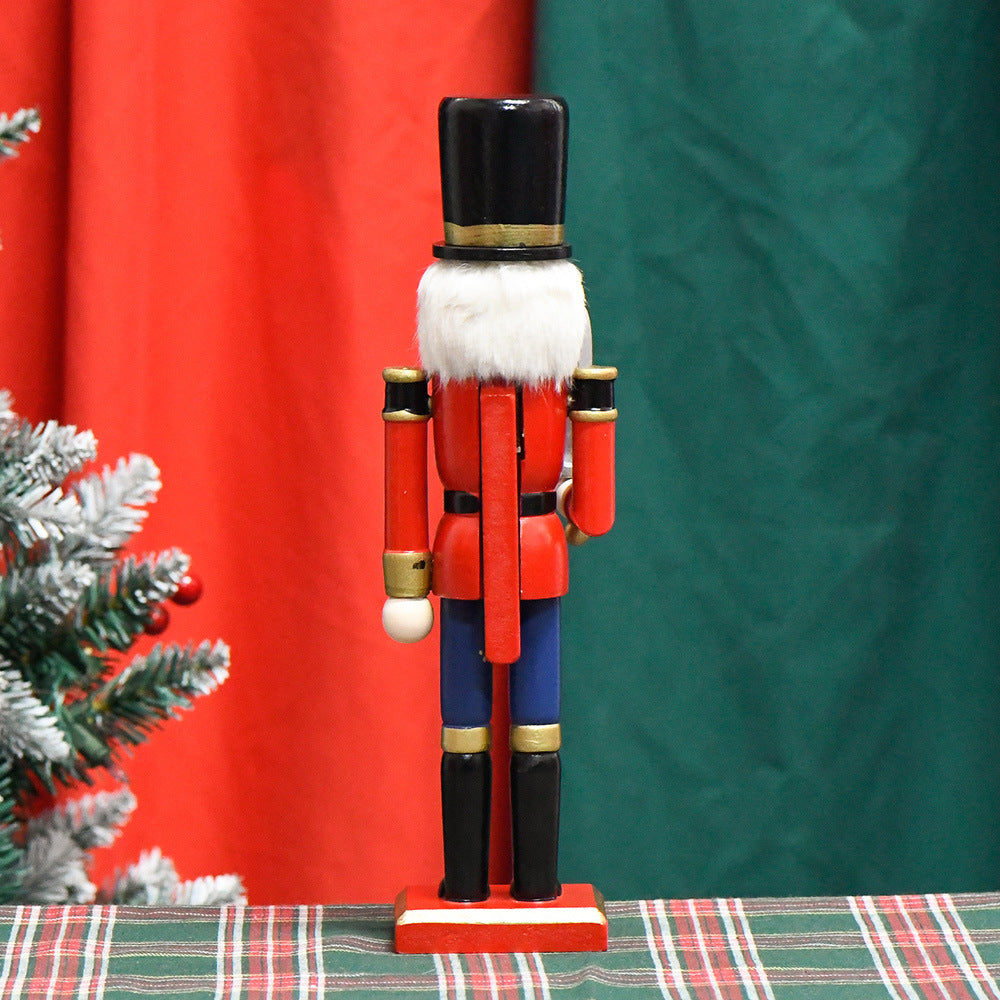 Nutcracker soldier made of wood, 30 cm