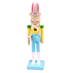 Easter Nutcracker Figure, Rabbit, Wood