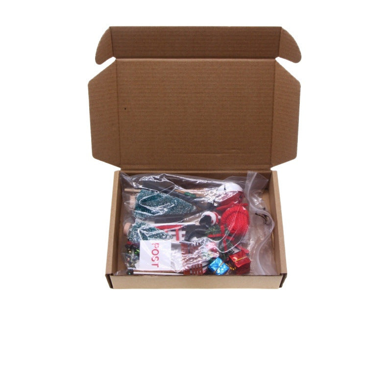 Miniature Elf Set with Accessories for Dollhouses